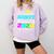 Proud Aunty Of Kindergarten Graduate 2024 Graduation Aunty Comfort Colors Sweatshirt Orchid