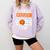 Proud Cousin Of A 2025 Senior Basketball Graduation Comfort Colors Sweatshirt Orchid