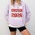 Proud Cousin Of a Class Of 2026 Graduate Senior Graduation Comfort Colors Sweatshirt Orchid