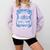Proud Of Cousin Police Academy Graduation Shirt Comfort Colors Sweatshirt Orchid