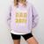 Proud Dad Of a Class Of 2021 Graduate Graduation Senior 2021 Comfort Colors Sweatshirt Orchid