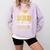 Proud Dad Of A Class 2025 Kindergarten Graduate Graduation Comfort Colors Sweatshirt Orchid