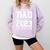 Proud Dad Graduation Senior 23 Grad Class Of 2023 Comfort Colors Sweatshirt Orchid