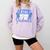 Proud Dad Of Two 2019 Graduates Twin Papa Graduation Comfort Colors Sweatshirt Orchid