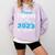 Proud Godbrother Of Two 2023 Graduate Class 2023 Graduation Comfort Colors Sweatshirt Orchid