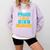 Proud Graduation Dad Father Of Graduates Comfort Colors Sweatshirt Orchid