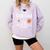 Proud Grandma Of 2025 Basketball Senior Graduation Day Comfort Colors Sweatshirt Orchid