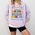 Proud GRANDMA Of a 2025 PRE-K Graduate -Graduation Comfort Colors Sweatshirt Orchid