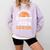 Proud Grandma Of A 2026 Senior Basketball Graduation Comfort Colors Sweatshirt Orchid
