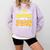 Proud Grandma Of A 2026 Senior Softball Graduation Matching Comfort Colors Sweatshirt Orchid
