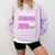Proud GRANDMA Of A Class 2019 Senior Graduation Comfort Colors Sweatshirt Orchid