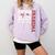 Proud Grandma Of A Class Of 2025 Senior Graduation 25 Comfort Colors Sweatshirt Orchid