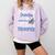 Proud Grandpa Of a State Trooper Police Officer Graduation Comfort Colors Sweatshirt Orchid