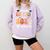 Proud Great Aunt Of a Class Of 2026 Graduate Graduation Comfort Colors Sweatshirt Orchid