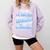 Proud Lil Brother Of 2025 Graduate College Shirt Graduation Comfort Colors Sweatshirt Orchid