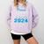 Proud Little Brother Of 5th Grade Graduate 2024 Graduation Premium Comfort Colors Sweatshirt Orchid