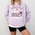 Proud Mom Of A 2021 Graduate Leopard Print Graduation Mama Comfort Colors Sweatshirt Orchid