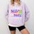 Proud Mom Of a 2022 Graduate Matching Tie Dye Graduation Comfort Colors Sweatshirt Orchid
