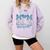 Proud Mom Of a 2025 Graduate For Class Of 2025 Graduation Comfort Colors Sweatshirt Orchid