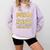 Proud Mom Of 2025 Graduate College Shirt Graduation Comfort Colors Sweatshirt Orchid