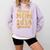 Proud Mom Of a Class Of 2024 Graduate Senior Graduation Comfort Colors Sweatshirt Orchid
