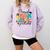 Proud Mom Class Of 2025 Kindergarten Graduate Graduation Comfort Colors Sweatshirt Orchid