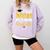 Proud Mom Of A Class Of 2026 Graduate Senior Gold Graduation Comfort Colors Sweatshirt Orchid
