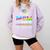 Proud Mom Of Kindergarten Graduate 2025 Graduation Mom Comfort Colors Sweatshirt Orchid