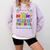 Proud MOMMY Of a 2025 Preschool Graduate Graduation Comfort Colors Sweatshirt Orchid