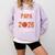 Proud PAPA Of 2026 Senior Basketball Student Graduation Comfort Colors Sweatshirt Orchid