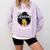 Proud Queen PhD Doctorate Degree Graduation Woman Girl Comfort Colors Sweatshirt Orchid
