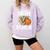 Proud Senior Mom Class Of 2026 Basketball Graduation Leopard Comfort Colors Sweatshirt Orchid