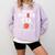 Proud Senior Tia 2026 Graduation Basketball Player Comfort Colors Sweatshirt Orchid