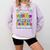 Proud SISTER Of a 2025 Kindergarten Graduate Graduation Comfort Colors Sweatshirt Orchid