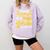 Proud Sister Of A 2026 Graduate Senior Class Graduation Comfort Colors Sweatshirt Orchid
