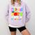 Proud Step-Dad Of 2023 Pre-K Graduate Fathers Day Graduation Comfort Colors Sweatshirt Orchid