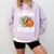 Proud Stepdad Of A 2026 Senior Basketball Graduation Leopard Comfort Colors Sweatshirt Orchid