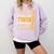 Proud Twin Of a 2025 Graduate Grad Prom Graduation Squad 25 Comfort Colors Sweatshirt Orchid