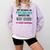 Qualified Psychologist PhD PsyD Shirt Graduation Comfort Colors Sweatshirt Orchid