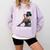 Queen Masters Degree Graduation Educated Melanin Grad Comfort Colors Sweatshirt Orchid