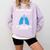 Respiratory Therapist Appreciation RT School Graduation Comfort Colors Sweatshirt Orchid