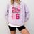 Retro Senior 2026 Coquette Bow Graduation Class Of 2026 Comfort Colors Sweatshirt Orchid