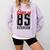 Reunion 1985 Matching Graduation High School Class Of 1985 Comfort Colors Sweatshirt Orchid