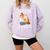 Rosie Riveter Nurse Shirt Nurse Graduation Shirt Comfort Colors Sweatshirt Orchid
