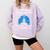 RT School Graduation Respiratory Therapist Comfort Colors Sweatshirt Orchid
