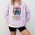 Sarcastic Little MISS SMARTY PANTS Graduation Alumni Game On Comfort Colors Sweatshirt Orchid