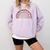 School Nurse Appreciation Rainbow Graduation Medical Nursing Comfort Colors Sweatshirt Orchid