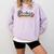 Senior 2021 Grad Shirt Retro 2021 Graduation Comfort Colors Sweatshirt Orchid