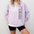 Senior 2024 Class Of 2024 Seniors Graduation 2024 Graduate Comfort Colors Sweatshirt Orchid