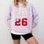 Senior 2026 Class Of 2026 Graduation 2026 Senior 26 Graduate Comfort Colors Sweatshirt Orchid